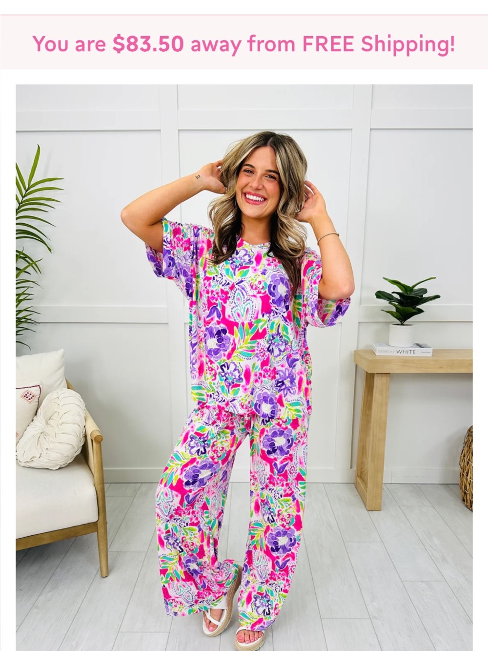 Ladies Colorful 2 Piece Travel Set